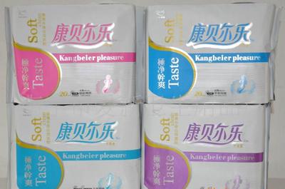 康贝尔洁净干爽系列干爽网面护翼卫生巾20片 贴合设计，干爽新体验